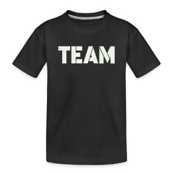 Équipe - T-shirt bio Premium Enfant - noir - Devant