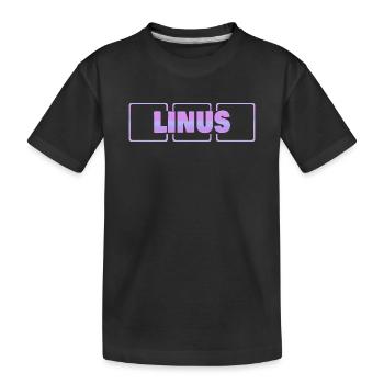 Linu - T-shirt bio Premium Enfant - noir - Devant