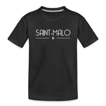 Saint-Malo - T-shirt bio Premium Enfant - noir - Devant