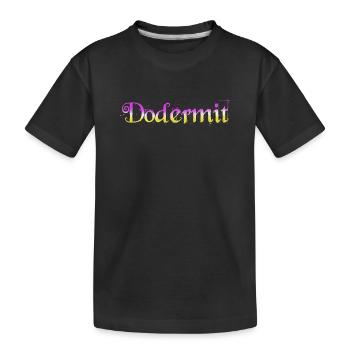 Éclaboussures de gradient de Dodermit - T-shirt bio Premium Enfant - noir - Devant