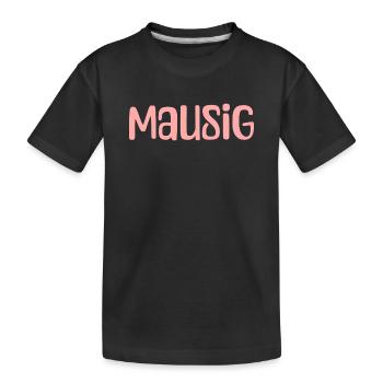 Newsletter Rose de la Souris - T-shirt bio Premium Enfant - noir - Devant