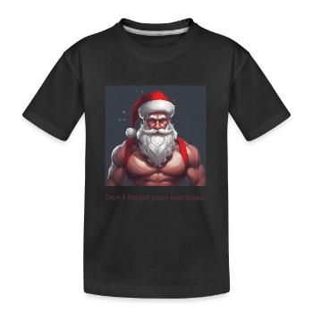 Don t forget your exercises 1 - Kinder Premium Bio T-Shirt - Schwarz - Vorne