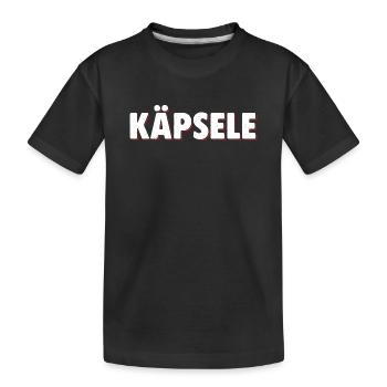 Käplsele - Kids' Premium Organic T-Shirt - black - Front
