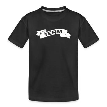 Équipe - T-shirt bio Premium Enfant - noir - Devant
