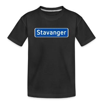 Stavanger - T-shirt bio Premium Enfant - noir - Devant