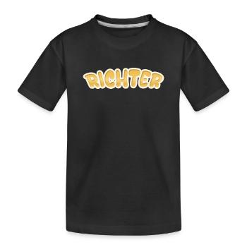 Juge de poste - T-shirt bio Premium Enfant - noir - Devant