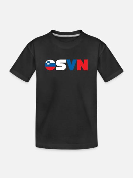 Slowenien - Kinder Premium Bio T-Shirt - Schwarz