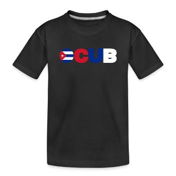 Cuba - T-shirt bio Premium Enfant - noir - Devant