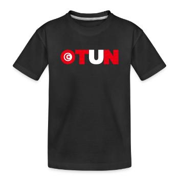 Tunisie - T-shirt bio Premium Enfant - noir - Devant