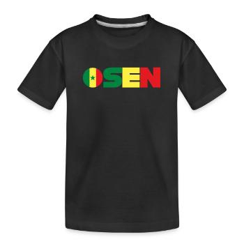 Sénégal - T-shirt bio Premium Enfant - noir - Devant