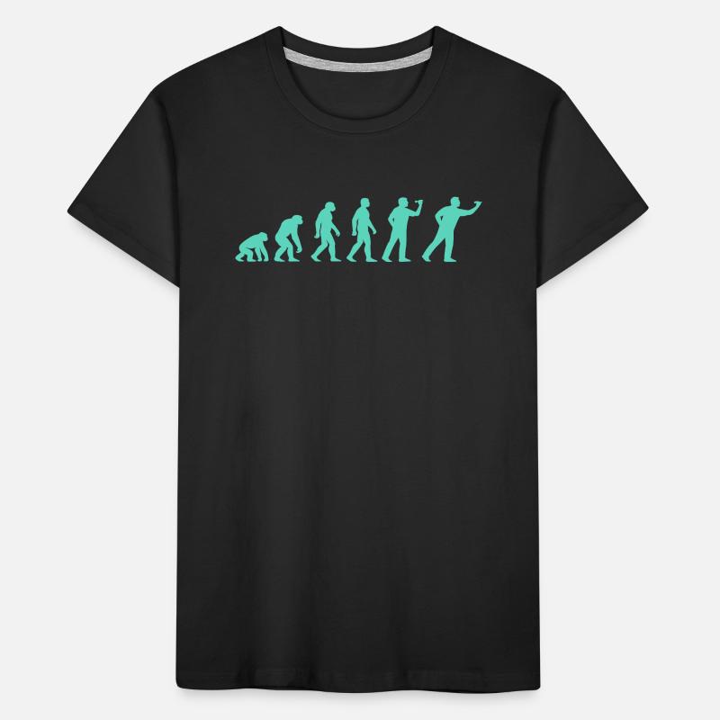 Étapes de l’évolution de l’humanité T-shirt bio Premium Enfant