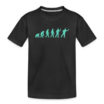 Silhouette évolutive avancée - T-shirt bio Premium Enfant - noir - Devant