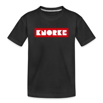 Chemise rétro Knorke Berliner Spruch - T-shirt bio Premium Enfant - noir - Devant