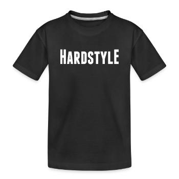 hardstyle musique dansant disco record deejay dj renommée - T-shirt bio Premium Enfant - noir - Devant