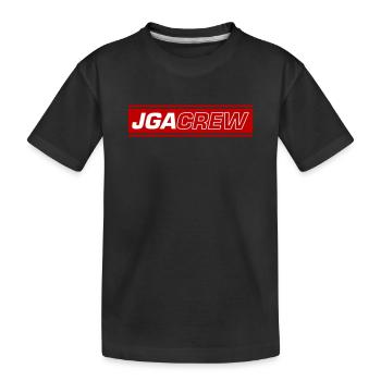 Bachelor Crew Bachelor Party - Kids' Premium Organic T-Shirt - black - Front