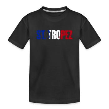 Saint-Tropez, France, Saint-Tropez - T-shirt bio Premium Enfant - noir - Devant