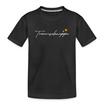 Traumschnuppe Design - Kinder Premium Bio T-Shirt - Schwarz - Vorne