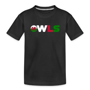 Pays de Galles - T-shirt bio Premium Enfant - noir - Devant