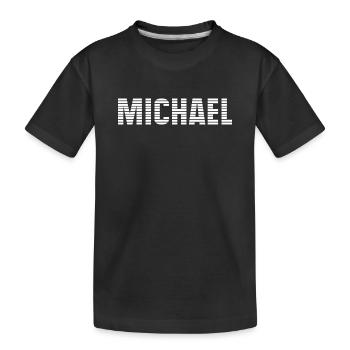 Nom Michael - T-shirt bio Premium Enfant - noir - Devant