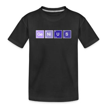 Genius Nerd Geek - T-shirt bio Premium Enfant - noir - Devant