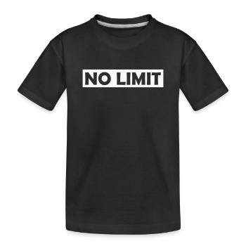 no_limit - T-shirt bio Premium Enfant - noir - Devant