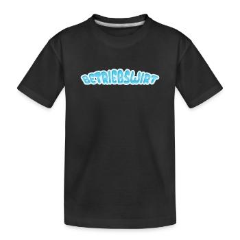Job Betriebswirt - Kinder Premium Bio T-Shirt - Schwarz - Vorne