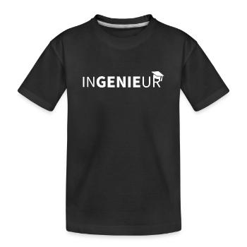 Baccalauréat en INGÉNIERIE 2022 - T-shirt bio Premium Enfant - noir - Devant
