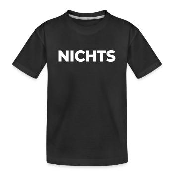 Rien – juste rien | Rien du tout | Don - T-shirt bio Premium Enfant - noir - Devant
