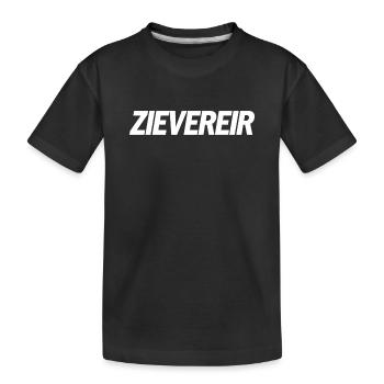Zievereir, flämischer Dialekt-T-Shirt - Kinder Premium Bio T-Shirt - Schwarz - Vorne