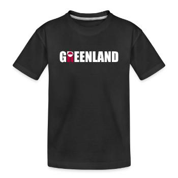 Groenland - Danemark - Danemark - Dänemark - T-shirt bio Premium Enfant - noir - Devant