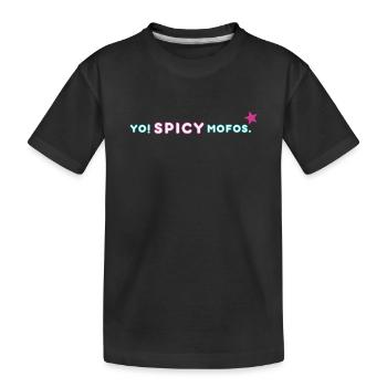 Yo ! Épicé. | Style rétro de l’an 2000 - T-shirt bio Premium Enfant - noir - Devant
