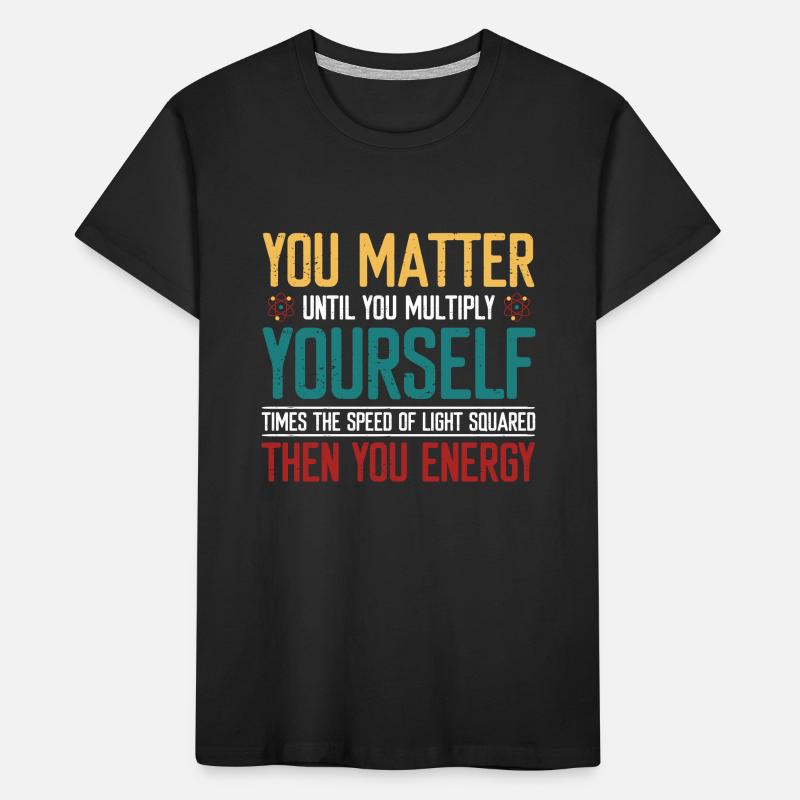 Physique quantique Physicien Physique Professeur Molécule T-shirt bio Premium Enfant