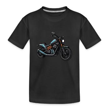 Motard - T-shirt bio Premium Enfant - noir - Devant