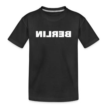 Berlin - Kids' Premium Organic T-Shirt - black - Front