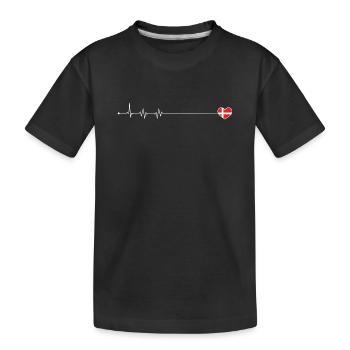Design details required - Kids' Premium Organic T-Shirt - black - Front