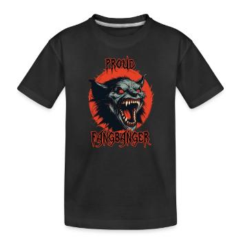 DEmon Head, fier fangbanger - T-shirt bio Premium Enfant - noir - Devant