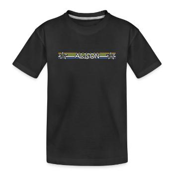 Naissance d’Alison - T-shirt bio Premium Enfant - noir - Devant