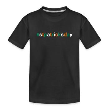 ST PATRICK'S DAY - Kids' Premium Organic T-Shirt - black - Front