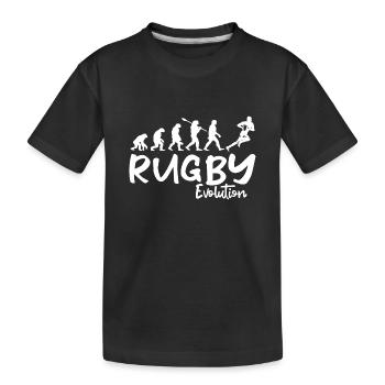 RUGBY - Rugby Sport - Rugby Humour - T-shirt bio Premium Enfant - noir - Devant
