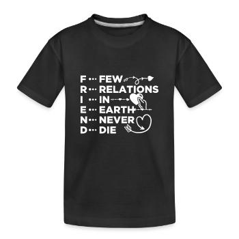 Complices Couple Couples Couple Meilleurs Amis - T-shirt bio Premium Enfant - noir - Devant