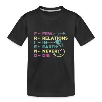 Complices Couple Couples Couple Meilleurs Amis - T-shirt bio Premium Enfant - noir - Devant