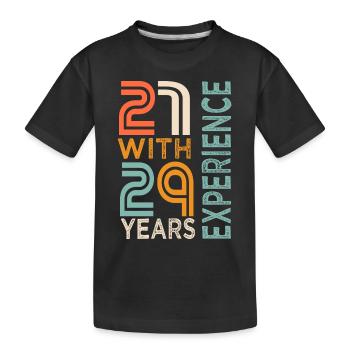 50e anniversaire cadeau 50 ans - T-shirt bio Premium Enfant - noir - Devant