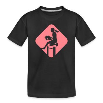 Cheval de loisir - Cheval de loisir - Équitation - Cadeau - T-shirt bio Premium Enfant - noir - Devant