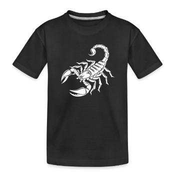 Scorpion - Poisonous Stinger - Species Conservation - Habitat - Kids' Premium Organic T-Shirt - black - Front