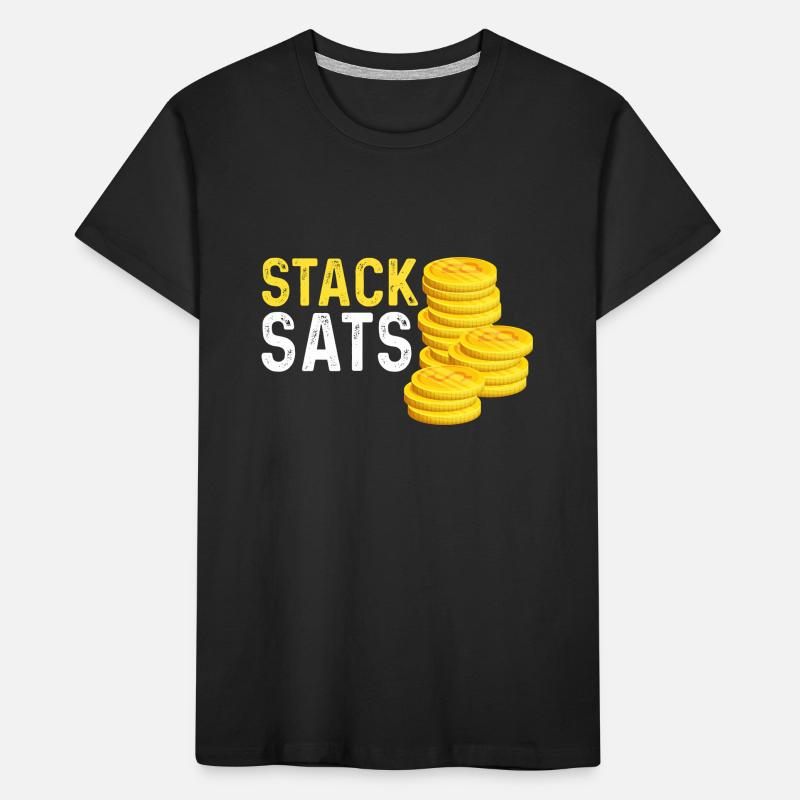 Stack sats T-shirt bio Premium Enfant