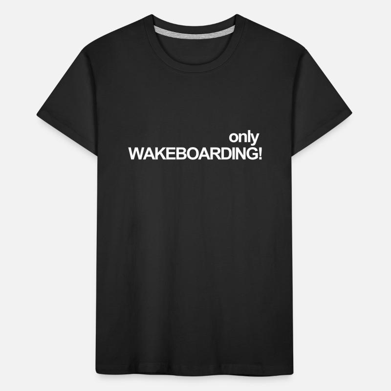 WAKEBOARD, WAKE, eau, câble, Raley, EAU,Invert T-shirt bio Premium Enfant