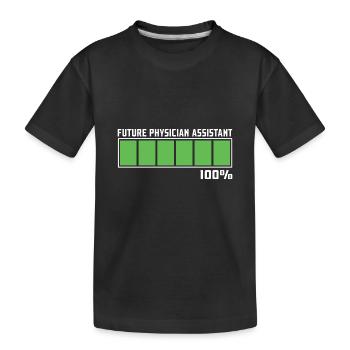 Arzthelferin Krankenpflegerin Arztpraxis Nadel - Kinder Premium Bio T-Shirt - Schwarz - Vorne