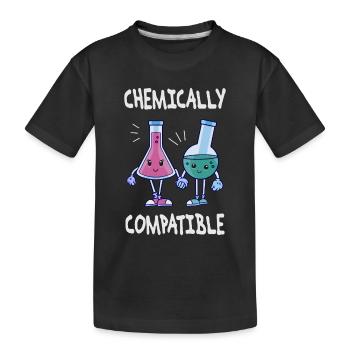 Chimiquement compatible - In Love Chemistry Science - T-shirt bio Premium Enfant - noir - Devant