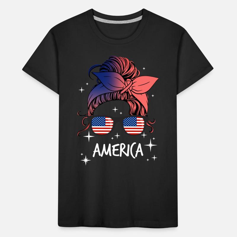 America Kids' Premium Organic T-Shirt