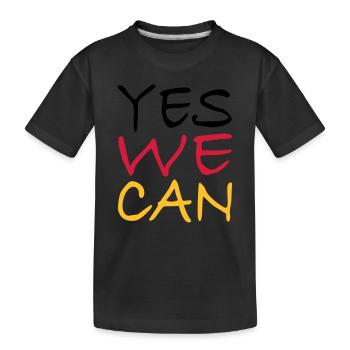 2541614 113718790 Deutschland - Kinder Premium Bio T-Shirt - Schwarz - Vorne